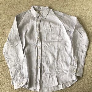 Uniqlo Grey Linen Shirt